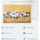  XXL slika - Utagawa Hiroshige – Drum bridge and Setting Sun Hill at Meguro 113x170 | shoptok.hr