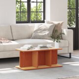  Klubska miza Voščeno rjava 80 x 39.5 x 33.5 cm Trdna borovina, (5000073400) | Shoptok.si