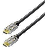 MaxTrack HDMI kabel HDMI-A vtič, HDMI-A vtič 20 m črna C 505-20 L 4K UHD, zaščiten, avdio povratni kanal, lahko se privije, pozlačeni konektorji HDMI, (20415978) Cene