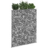 vidaXL trapezna gabionska gredica od pocinčanog čelika 80x20x100 cm Cijene