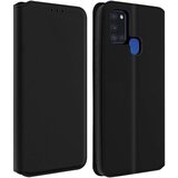 AVIZAR Folio etui za Samsung A21s, držalo za kartice in stojalo za video, magnetni preklop - crn, (20626457) | Shoptok.si