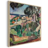  Slika - Henri Matisse – Landscape at Collioure 40x40 U prirodnom drvenom okviru | shoptok.hr