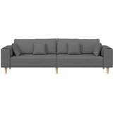 SOFA s jastukom Tamno siva 250 x 77 x 76 cm tkanina | shoptok.hr