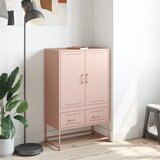  Visoka komoda ružičasta 100,5x39x107 cm od čelika | Eponuda.com