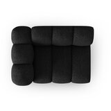 Micadoni Home črn/antracitno siv modul za sedežno garnituro (levi kot) lupine | Shoptok.si