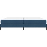 Krevet s opruga kutije s madracem Plava 200 x 200 cm tkanina | shoptok.hr