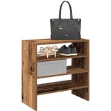 vidaXL Regal za čevlje 2 kosa zložljiva starinski les 60x30x30,5 cm Cene
