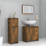 vidaXL 3-dijelni set kupaonskog namještaja boja hrasta drveni | shoptok.hr