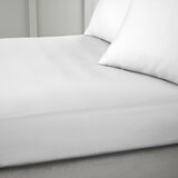 Bianca Svijetlo siva plahta s gumom od pamučnog satena 150x200 cm Cotton Sateen – | shoptok.hr
