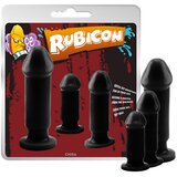  Evil Dark Kit Set Analnih dilda, Crni Cene