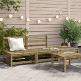 vidaXL Vrtna sofa s osloncem za noge od impregnirane borovine | shoptok.hr