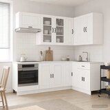  Kuhinjska jedinica PORTO 8 kom. Bijela visokog sjaja | shoptok.hr