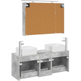  Set namještaja za kupaonicu 4 kom. Betonska siva | shoptok.hr