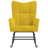  Stolica za ljuljanje boja senfa baršunasta | Eponuda.com