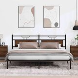  Posteljni okvir brez vzmetnice rjavi hrast 193x203 cm inž. les, (21829516) | Shoptok.si