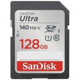 San Disk Mem.Kartica SDXC 128GB Ultra 140MB/s Class 10 UHS-I | ePonuda.com