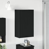 vidaXL Kupaonski ormar Zidne Crna 39 x 23.5 x 65 cm Konstruirano drvo | shoptok.hr