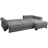 MID.YOU KOTNA SEDEŽNA GARNITURA, rebrasti žamet temno siva | Shoptok.si