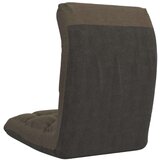 vidaXL Zložljiv talni stol taupe blago | Shoptok.si
