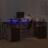  Stol Smeđi hrast 182 x 101 x 87,5 cm Konstruirano drvo | shoptok.hr