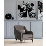 Atelier Del Sofa astana - anthracite anthracite wing chair Cene