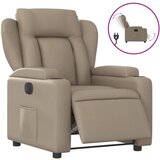 Maison Chic Električni naslanjač - Relax naslanjač kapučino umetno usnje, (22062197) | Shoptok.si
