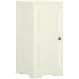 The Living Store Plastična omara 40x43x85,5 cm lesen dizajn vanilla ice - Omarica, (21436328) | Shoptok.si