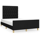  Okvir kreveta bez madraca crni 120 x 200 cm od tkanine | shoptok.hr