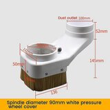 INORCO 90 mm gravirni stroj Vretena Krtača Krtača, odporna proti prahu Sesalnik Zbiralnik prahu CNC Router Graver, (21991895) | Shoptok.si