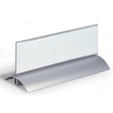 Durable Namizna tablica za ime, akril z aluminijastim podstavkom, VxŠ 61 x 210 mm, DE 12 kosov | Shoptok.si