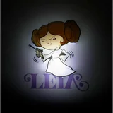 Lampara 3D Light FX mini Leia