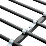  Na kat sa stolićima u okviru crni metalni 90 x 200 cm | shoptok.hr