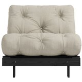 Karup Design Sivo-bež lanen fotelj Roots Black Night – | Shoptok.si