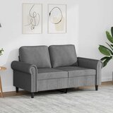  Dvosjed tamnosivi 120 cm baršunasti | shoptok.hr