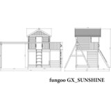 Fungoo set SUNSHINE - drveno dječje igralište | shoptok.hr