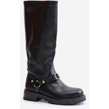 Boto Warm Ladies Boots with Zipper Eco Leather Black Tialethe | ePonuda.com