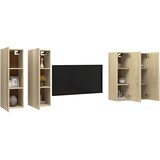 TV ormarići 4 kom boja hrasta 30,5x30x90 cm konstruirano drvo | shoptok.hr