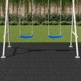  Kamen za hodanje 6 pcs Crna 40,5 x 40,5 x 2 cm Guma | Eponuda.com