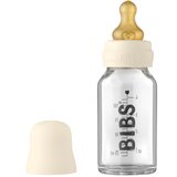 Bibs staklena flašica za bebe complete set 110ml, ivory