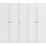 home24 OMARA S KLASIČNIMI VRATI, bela | Shoptok.si