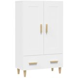  Visoka komoda bijela 70 x 31 x 115 cm od konstruiranog drva | shoptok.hr