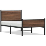  okvir kreveta bez madraca smeđi hrast 90x200 cm | shoptok.hr