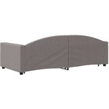  Dnevni krevet na razvlačenje smeđesivi 90 x 200 cm od tkanine | shoptok.hr