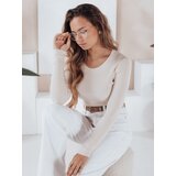 DStreet Damski sweter prążkowany NOLVIE ecru Cene
