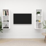 vidaXL Zidni TV ormarići 2 kom bijeli od iverice Cijene