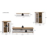 Livetastic DNEVNI REGAL, barve macesna, hrast artisan | Shoptok.si