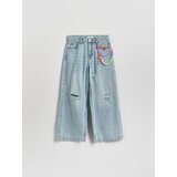 Reserved GIRLS` JEANS TROUSERS & CHAIN - plava | shoptok.hr