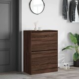 Ormarić za cipele s 2 ladice smeđa boja hrasta 80 x 42 x 108 cm | shoptok.hr