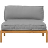  Set sofe s jastukom Siva 120 x 92 x 69 cm Čvrsto drvo akacije | Eponuda.com
