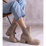 Gemre Beige heeled wellington boots Surien | Eponuda.ba